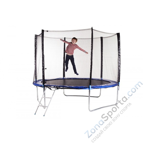 Батут Sport Elite 14FT 4,27м с защитной сеткой и лестницей (GB10202-14FT)