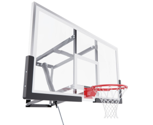Баскетбольный щит DFC со съёмным регулятором высоты, стекло 8 мм, 152 х 80 см