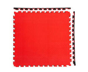 Будо-мат DFC, 100 x 100 см, 25 мм, цвет чёрно-красный