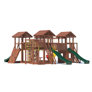 Детская деревянная игровая площадка для улицы дачи CustWood Active 16