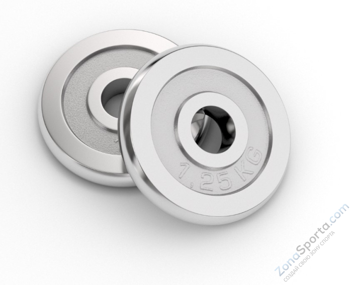 Диск хромированный UNIX Fit 1.25 кг, 25 мм