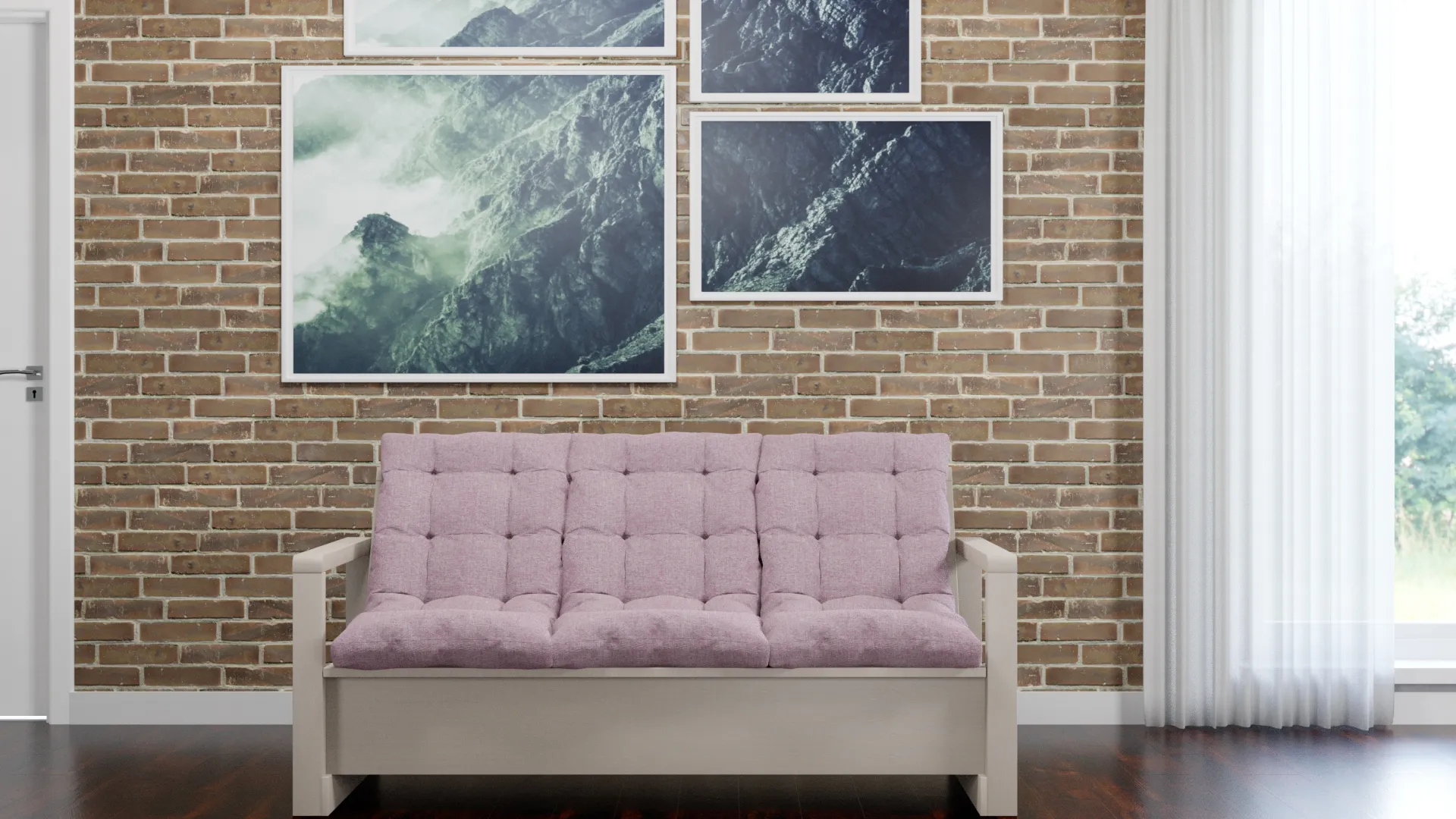 Диван деревянный Savushka Type-3B