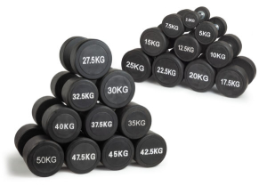 Гантель неразборная круглая 32,5 кг. VictoryFit VF-R325