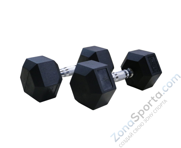 Гантели гексагональные 2 шт. по 7 кг DFC DB001-7