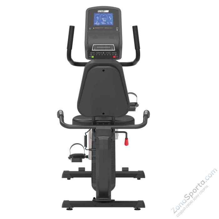 Горизонтальный велотренажер Unix Fit B-1250 PRO (7 LCD)