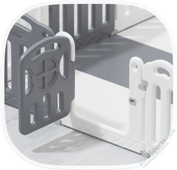 Манеж Unix Kids Classic 160x180 Grey