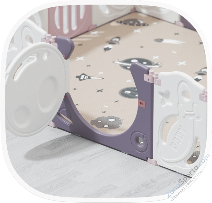 Манеж Unix Kids Supreme Space 200x240 Rose