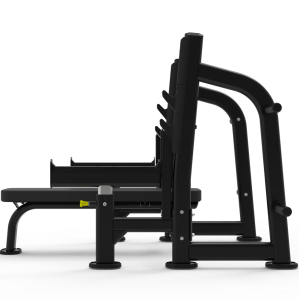 Олимпийская горизонтальная скамья для жима со страховочными упорами Impulse ITF8202+ITF8202OPT