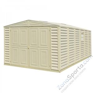 Пластиковый гараж с окном Interplast