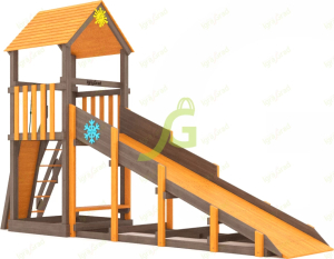 Всесезонная площадка IgraGrad С Tower со скалодромом SF1