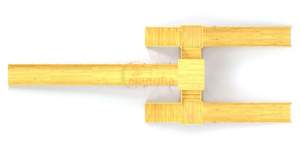 Зимняя горка Савушка Зима Wood 11
